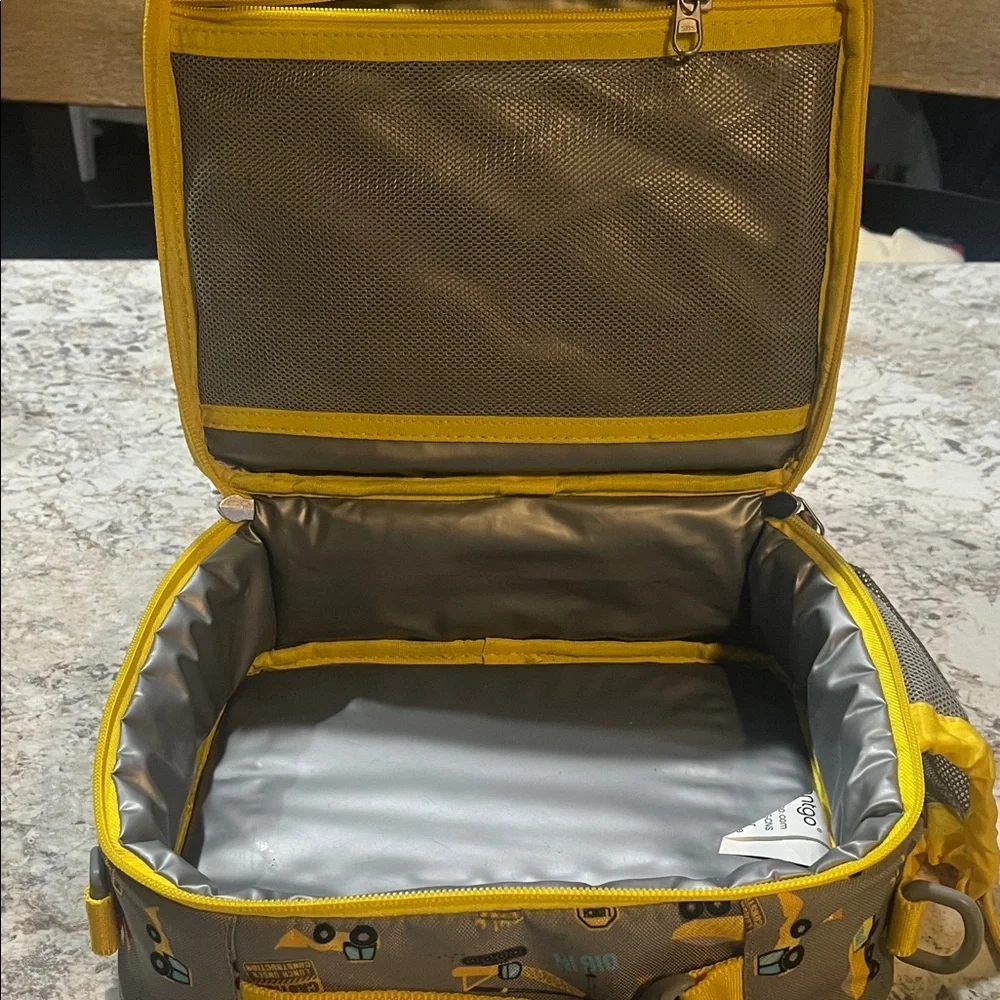 Bentgo Gray and Yellow Construction Lunch Bag & Box